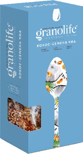 Гранола Granolife Кокос-Семена чиа 400г  Белгород