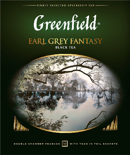 Чай черный Greenfield Earl Grey Fantasy 100*2г