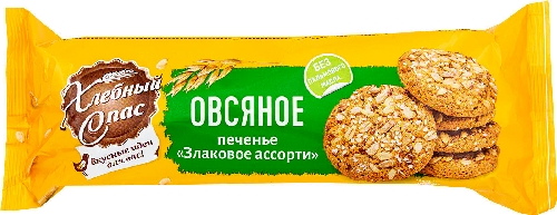 Печенье Хлебный Спас Овсяное злаковое ассорти 250г