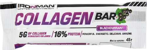 Батончик протеиновый IronMan Collagen Bar