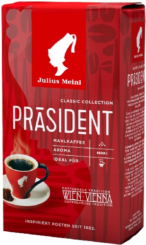 Кофе молотый Julius Meinl Prasident  