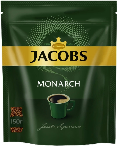 Кофе растворимый Jacobs Monarch 150г  
