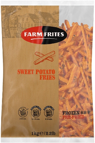 Картофель-фри Farm Frites сладкий батат 1кг