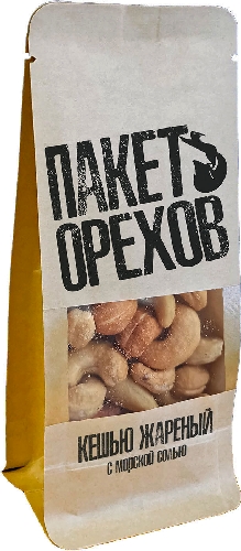 Орехи Пакет орехов Кешью жареные с морской солью 100г