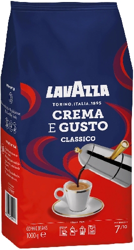 Кофе в зернах Lavazza Crema E Gusto Classico 1кг