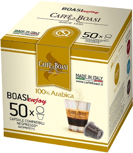 Кофе в капсулах Caffe Boasi Enjoy 100% Arabica 50шт