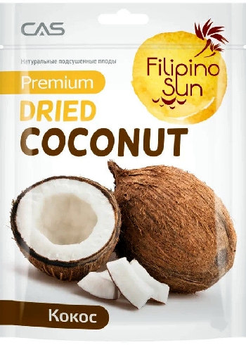 Кокос Filipino Sun сушеный 60г