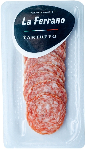 Колбаса La Ferrano Tartuffo сыровяленая из свинины нарезка 70г