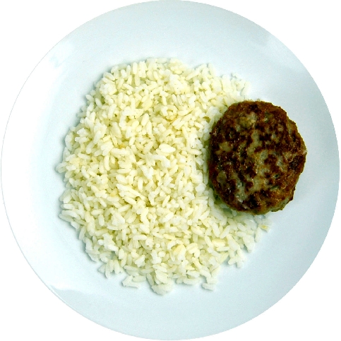 Котлета Арамье Домашняя с рисом отварным 250г