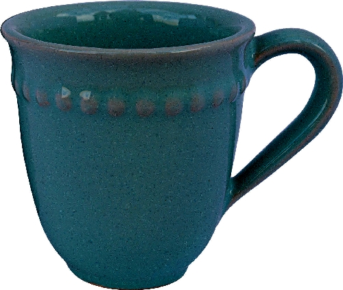 Кружка Ceramisia Perla Лазурно-зеленая 350мл