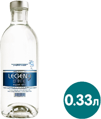 Вода Legend of Baikal питьевая негазированная 330мл