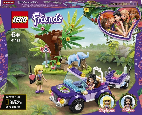 Конструктор LEGO Friends 41421 Джунгли: спасение слоненка