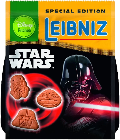 Печенье Leibniz Star Wars хрустящее с какао 125г