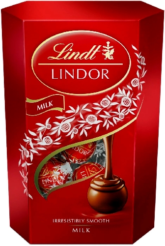 Конфеты Lindt Lindor из молочного шоколада с начинкой 200г