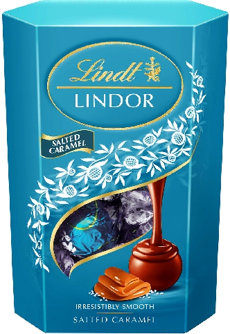 Конфеты Lindt Lindor из молочного шоколада с начинкой из соленой карамели 200г