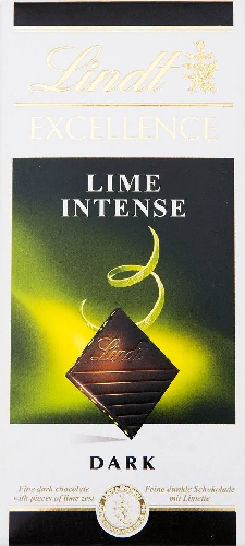 Шоколад Lindt Excellence Темный со вкусом лайма 100г
