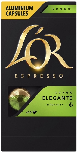 Кофе в капсулах Lor Espresso Lungo Elegante 10шт