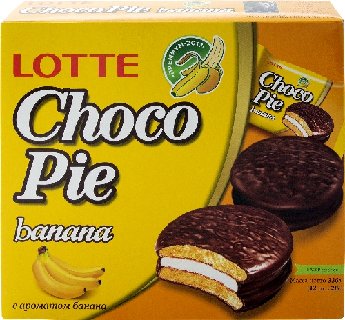 Печенье Lotte Choco Pie Banana  