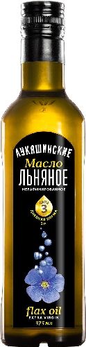 Масло льняное Лукашинские 375мл