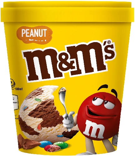Мороженое M&Ms сливочное с драже 9.5% 295г