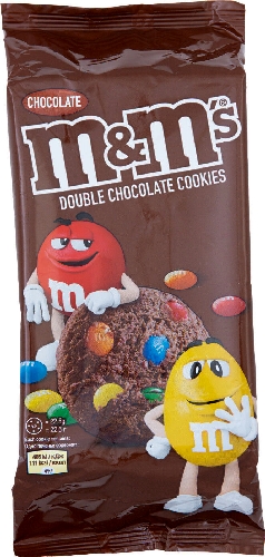 Печенье M&Ms Хрустящее с драже с молочным шоколадом 180г