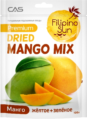 Сухофрукт Filipino Sun Манго микс 100г