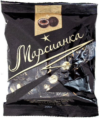 Конфеты Марсианка Три шоколада с комбинированными кремовыми начинками 200г