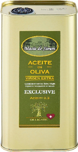 Масло оливковое Masia de Simon Exlus Extra Virgin Bio 1л