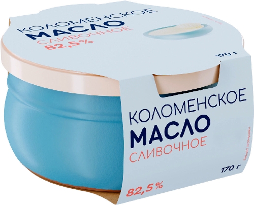Масло Коломенский сливочное 82.5% 170г  Москва
