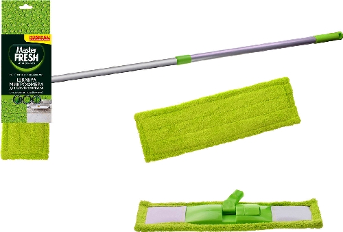 Швабра-флеттер Master Fresh с телескопической ручкой и насадкой микрофибра бархат для всех типов полов 1шт