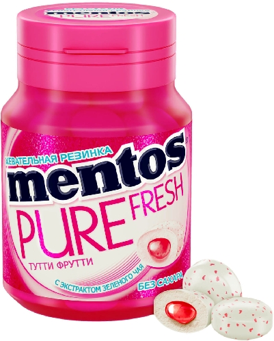 Жевательная резинка Mentos Pure Fresh Тутти Фрутти 54г