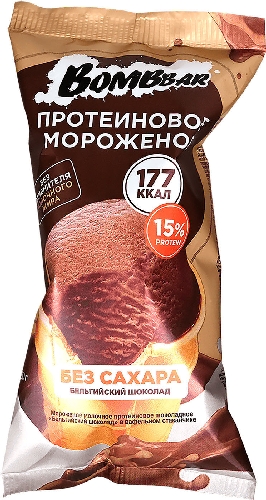 Мороженое Bombbar протеиновое бельгийский шоколад  Москва