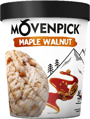 Мороженое Movenpick Пломбир Maple walnut 12% 298г