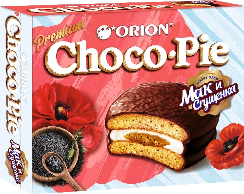 Печенье Orion Choco Pie Poppy 360г