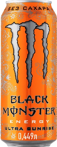 Напиток тонизирующий Black Monster Sunrise 449мл