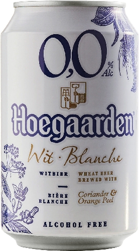 Пиво Hoegaarden безалкогольное 0.0% 0.33мл  Белгород