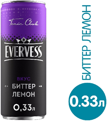 Напиток Evervess Биттер Лемон 0.33л  Междуреченск