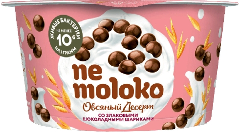 Десерт Nemoloko овсяный Злаковые шоколадные