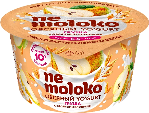 Десерт Nemoloko Овсяный с грушей