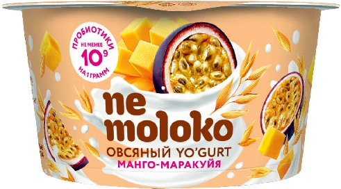 Десерт Nemoloko овсяный Манго-маракуйя 130г  Мурманск