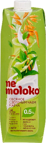 Напиток овсяный Nemoloko с зеленым  Краснобродский