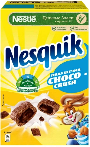 Готовый завтрак Nesquik Подушечки шоколадные