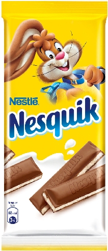 Шоколад Nesquik Молочный с молочной начинкой 100г