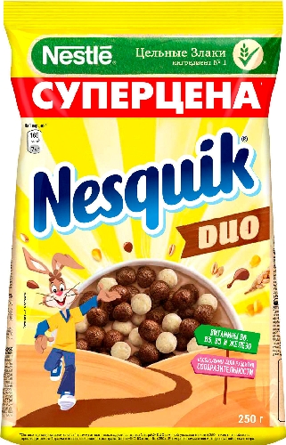 Готовый завтрак Nesquik DUO Шоколадный