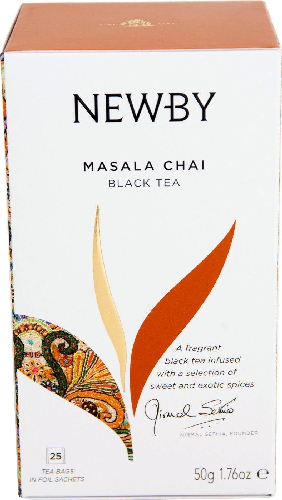 Чай черный Newby Масала 25*2г