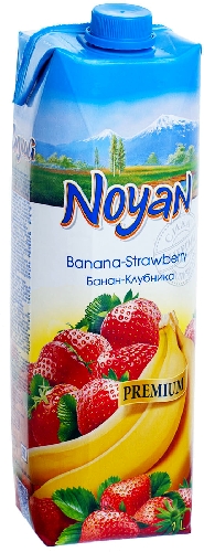 Нектар Noyan Банан-Клубника 1л