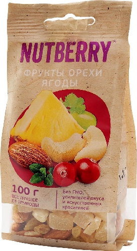 Смесь Nutberry Фрукты орехи и ягоды 100г