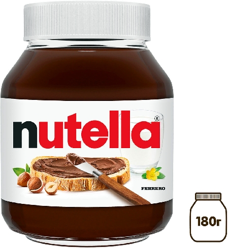 Паста Nutella ореховая с добавлением какао 180г