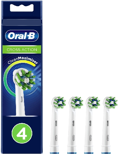 Сменные насадки для зубных щеток Oral-B CrossAction 4шт