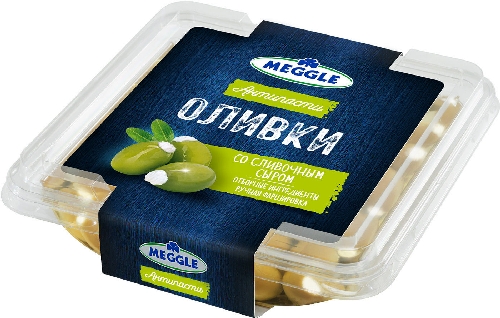 Оливки Meggle со сливочным сыром 670г
